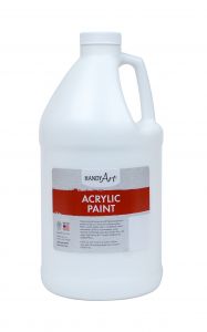 Handy Art Acrylic Paint Half Gallon, Titan White